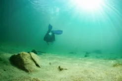 Tauchen im Bergsee