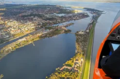 Tragschrauber Flug Nordsee Inseln