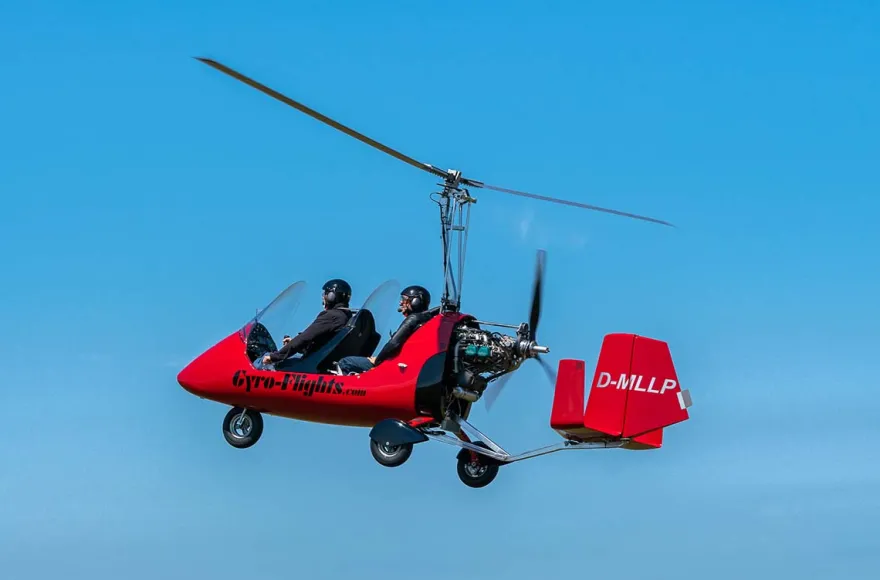 Tragschrauber Rundflug Grube (90 Min.)