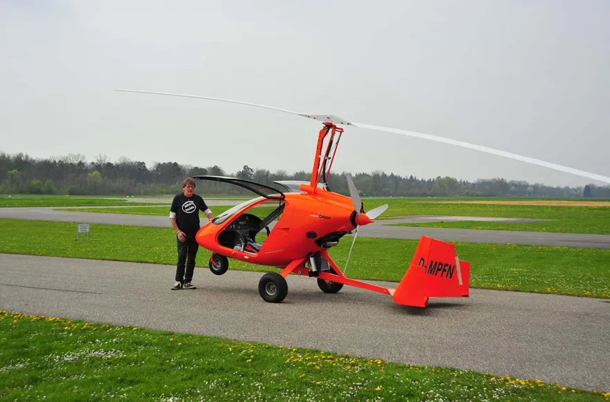 Tragschrauber selber fliegen Landshut (60 Min.)