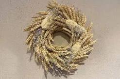Trockenblumen Türkranz selber machen Pliening
