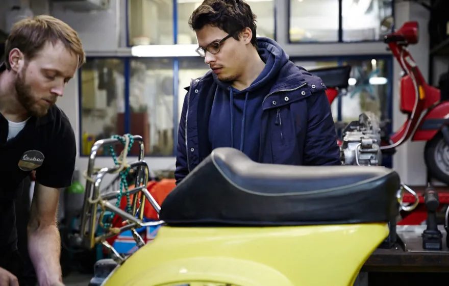 Vespa Schrauberkurs-Mechanik München