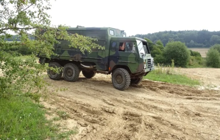 Volvo Lappländer 6x6 offroad fahren Großmehring