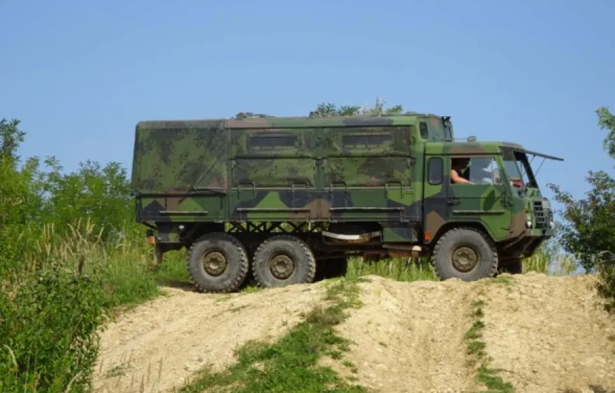 Volvo Lappländer 6x6 offroad fahren Großmehring