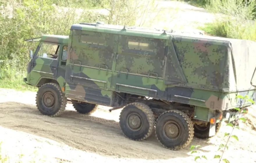 Volvo Lappländer 6x6 offroad fahren Großmehring