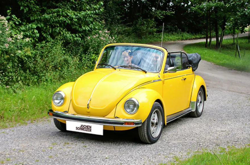VW Käfer Cabrio fahren