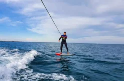 Wakefoiling in Südfrankreich
