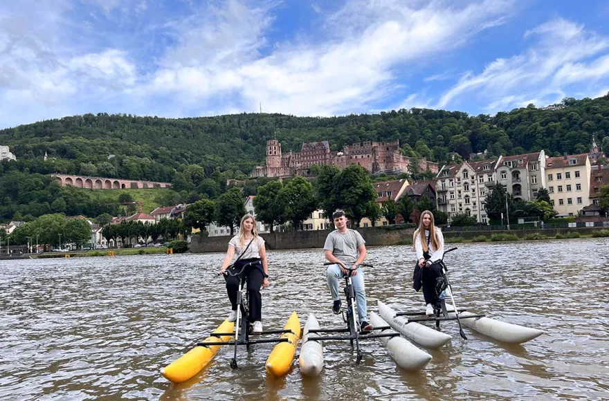 Waterbike fahren Heidelberg
