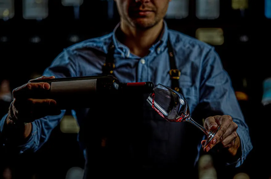 Weinprobe im Dunkeln für 2