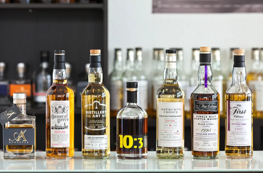 Whisky Tasting München (8 High End Sorten)