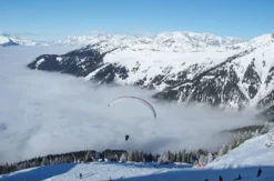 Winter Gleitschirm Tandemflug in Österreich