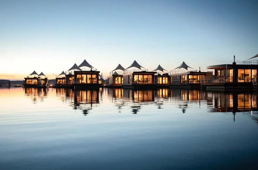 Winterurlaub im Floating Village für 2 (2 Nächte) auf dem Brombachsee