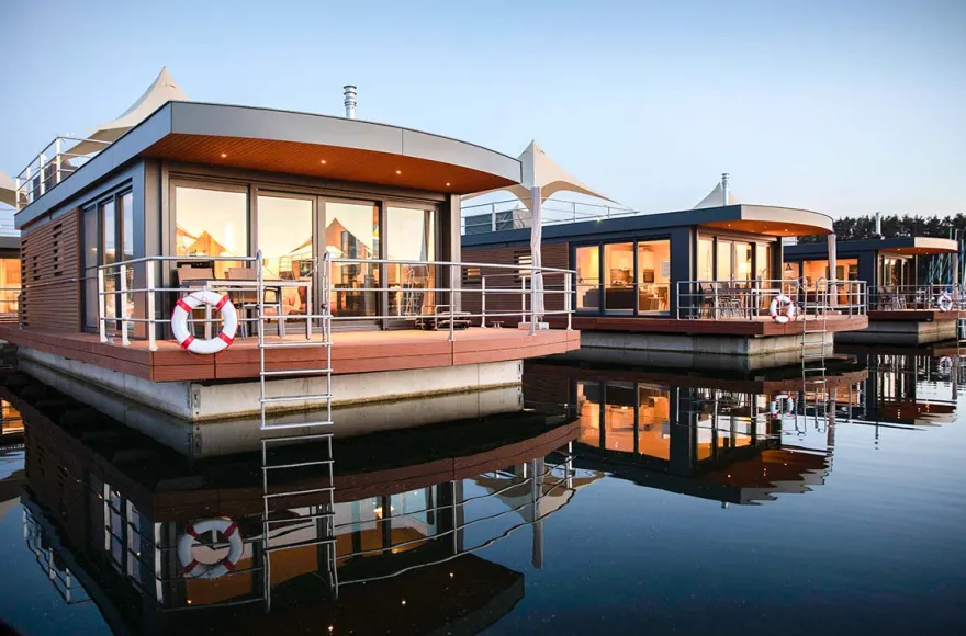 Winterurlaub im Floating Village für 2 (2 Nächte) auf dem Brombachsee