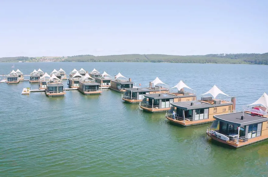 Winterurlaub im Floating Village für 2 (2 Nächte) auf dem Brombachsee